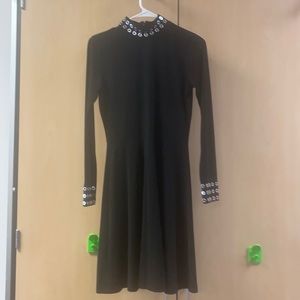 Black Michael Kors knee length dress